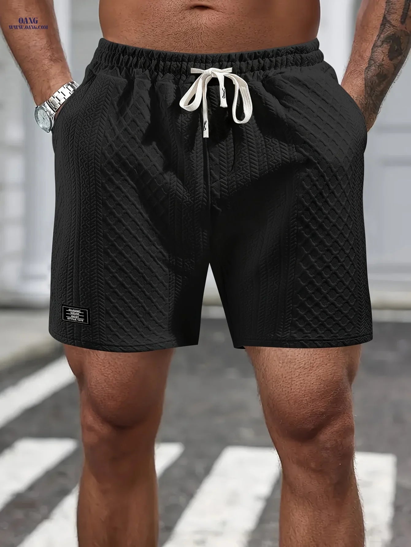 Summer Casual Shorts for Men - Breathable, Elastic, Drawstring Design