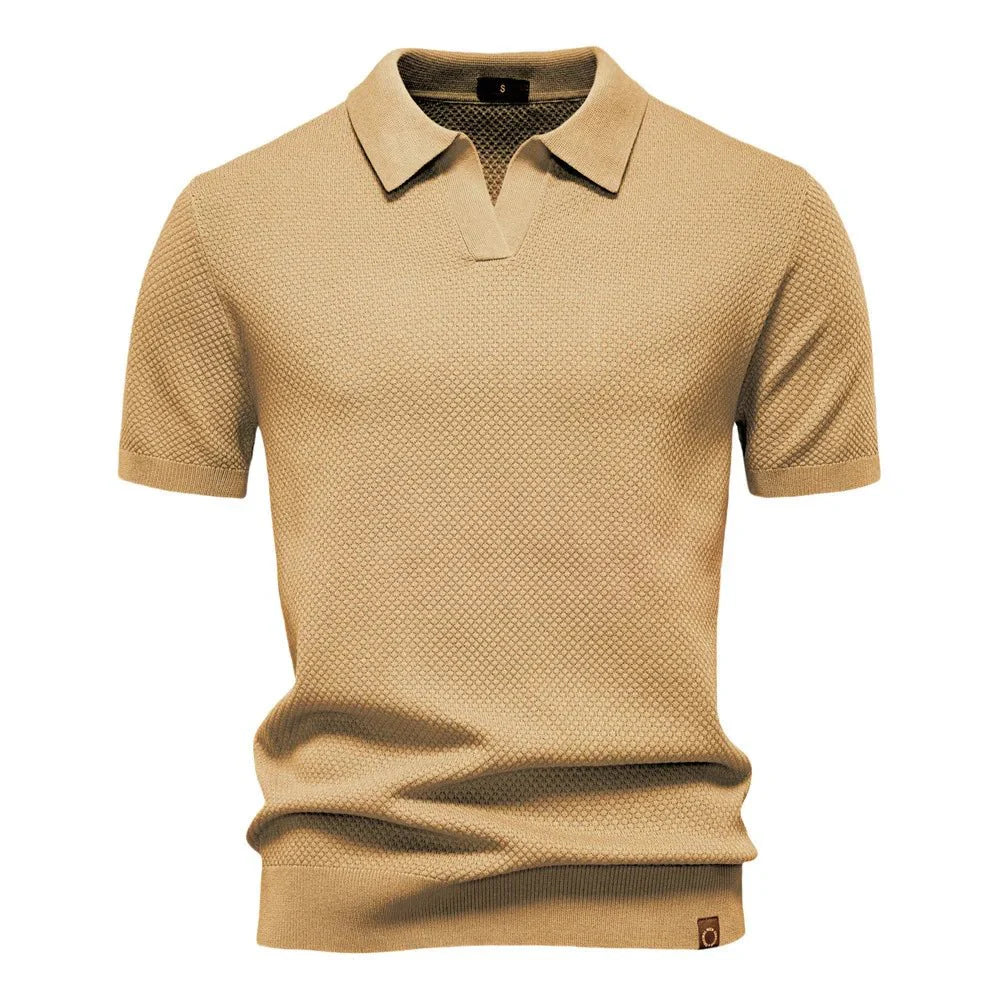 Summer High Quality Pineapple Pattern Polo Shirt Men Business Seagull Collar Men's Short Sleeve Sweater Polo