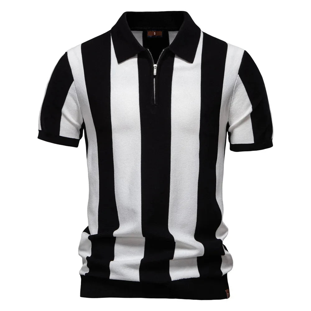 Summer New Breathable Fleece Lapel Short Sleeve Solid Men's for Shirt