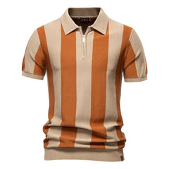 Summer New Breathable Fleece Lapel Short Sleeve Solid Men's for Shirt