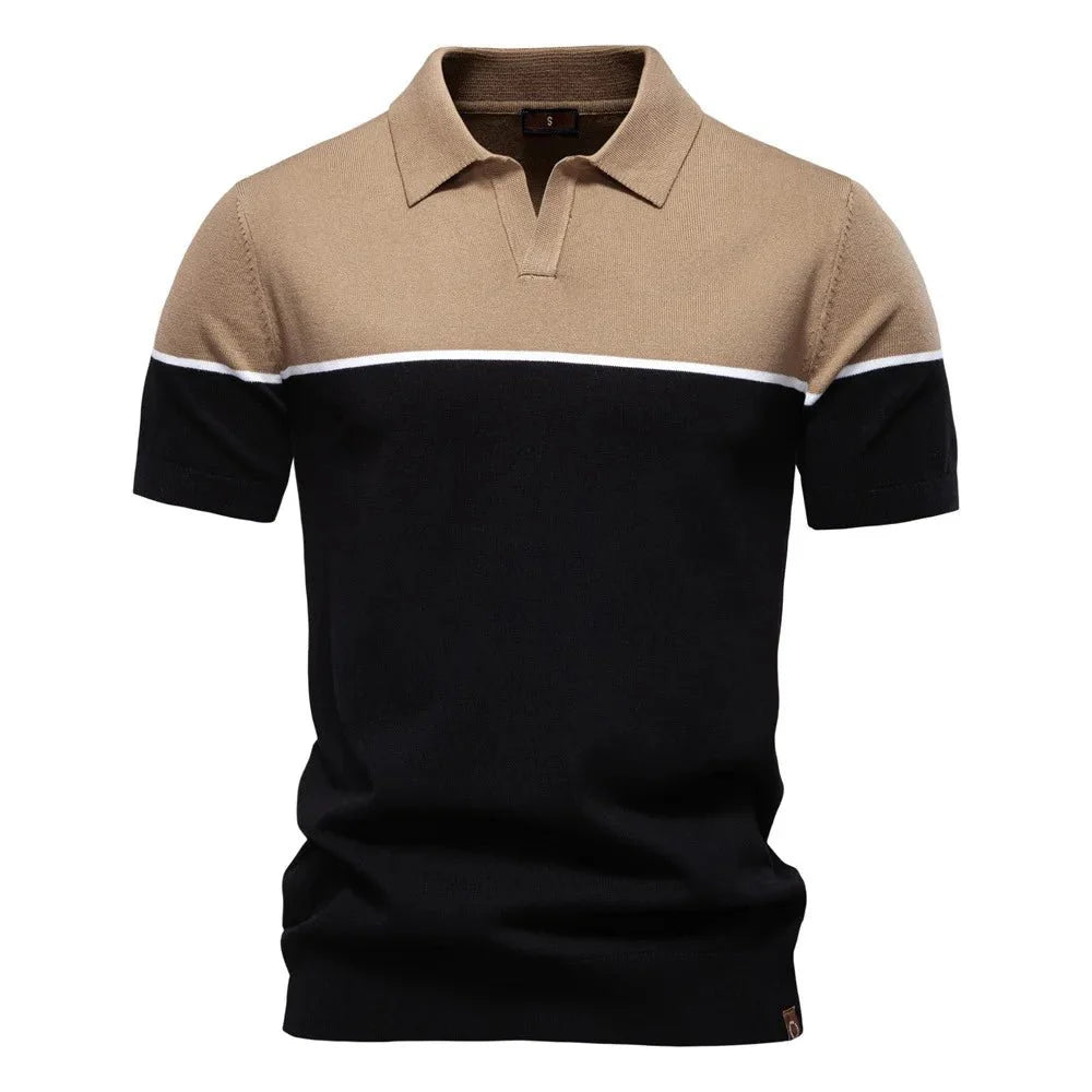 Summer New Men's Short Sleeve Jersey Solid Blank Anti-Pilling Casual for Shirt