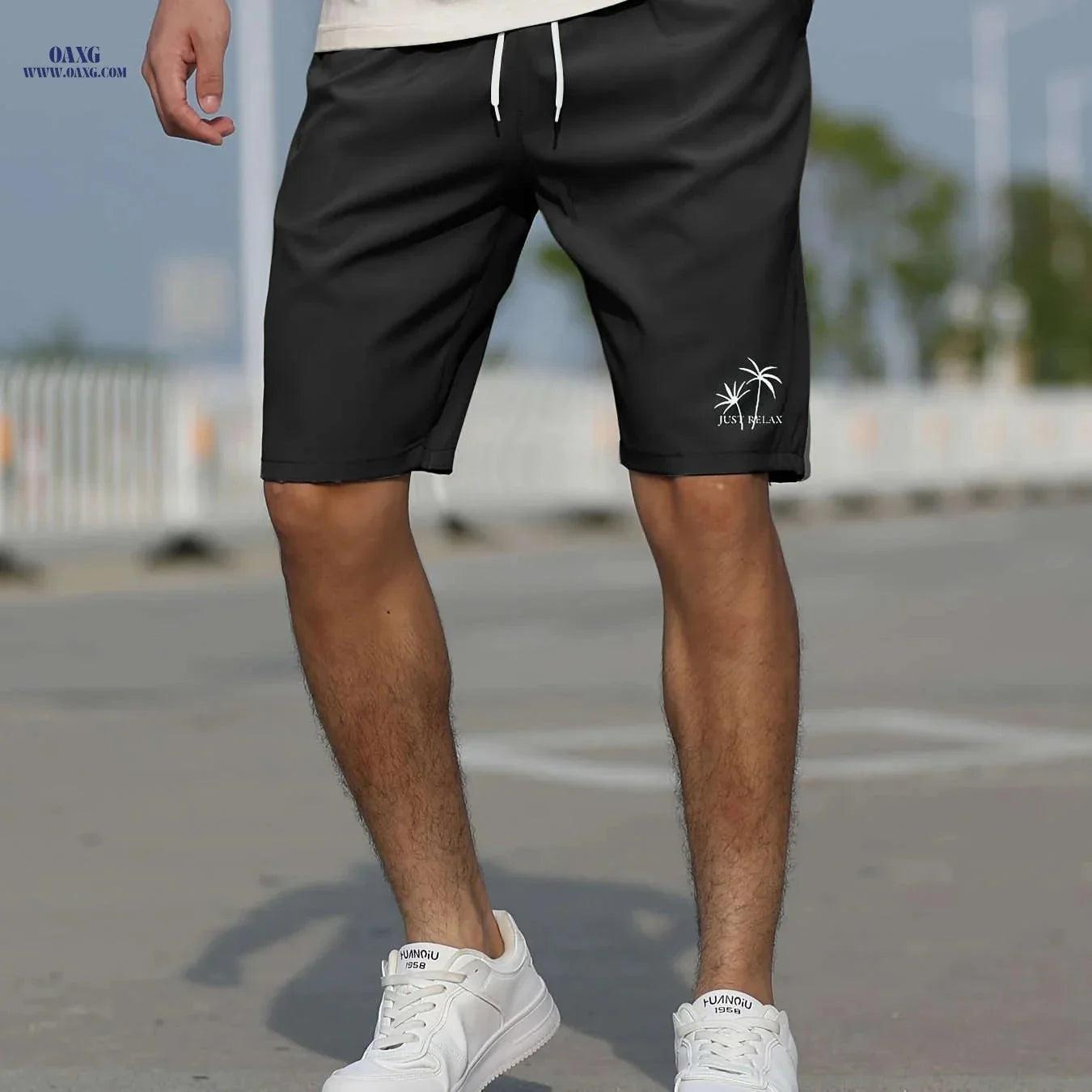 Summer Printed Knee-Length Pants - Men's Versatile Slim-Fit Shorts