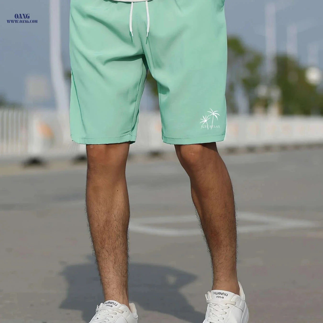 Summer Printed Knee-Length Pants - Men's Versatile Slim-Fit Shorts