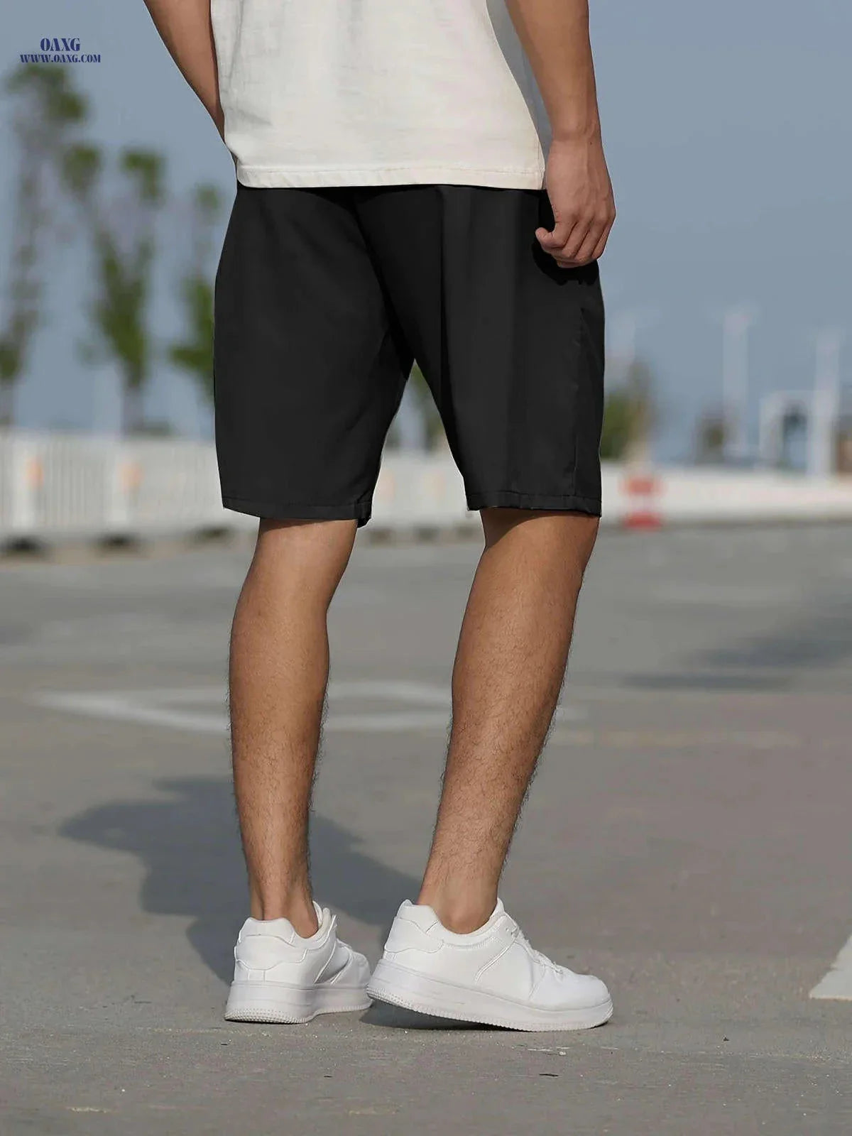 Summer Printed Knee-Length Pants - Men's Versatile Slim-Fit Shorts