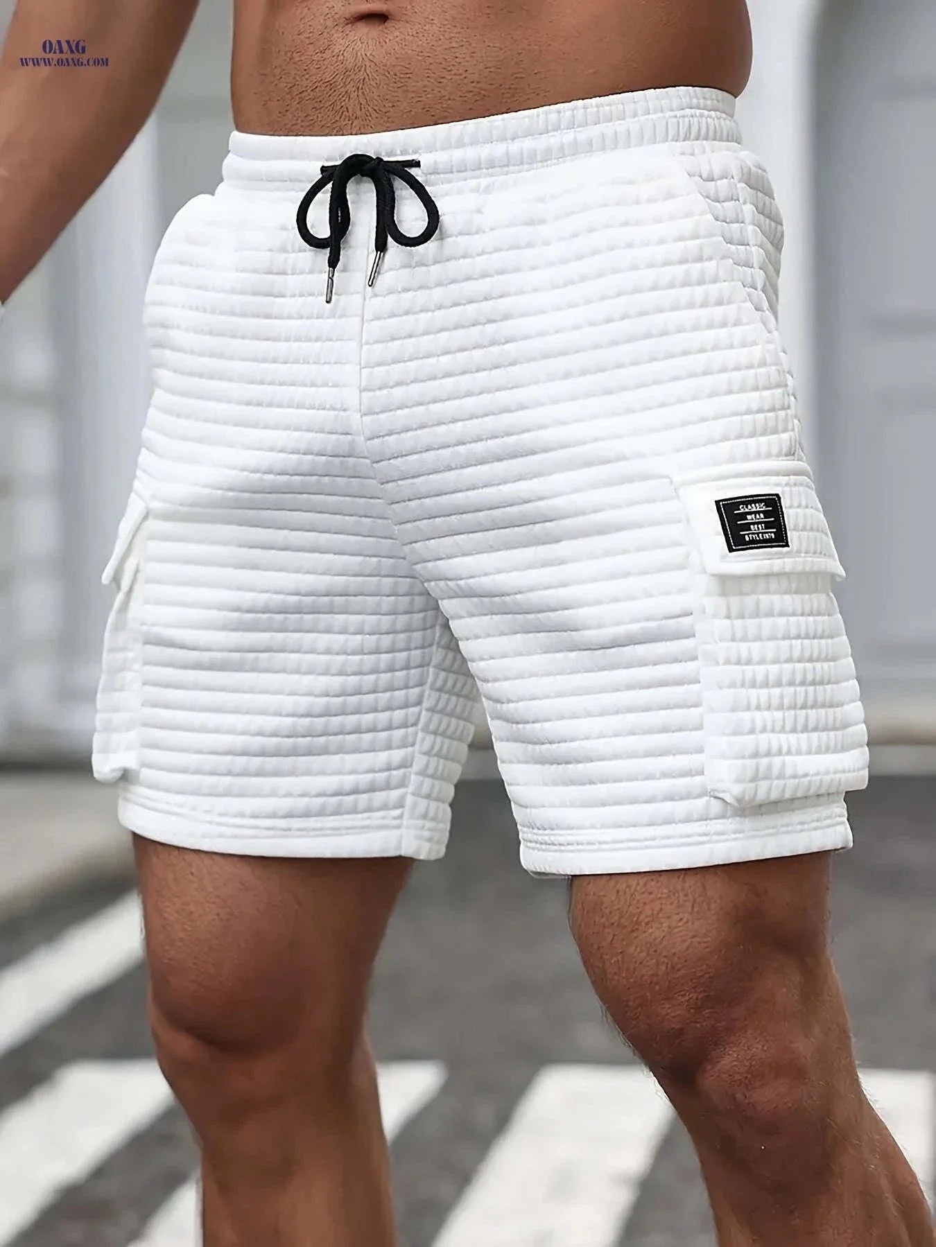Waffger Men's Multi-Pocket Work Shorts - Casual Golf & Outdoor Fit