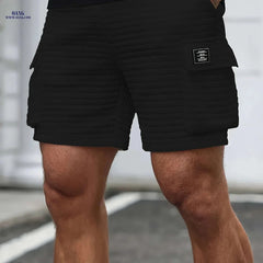 Waffger Men's Multi-Pocket Work Shorts - Casual Golf & Outdoor Fit