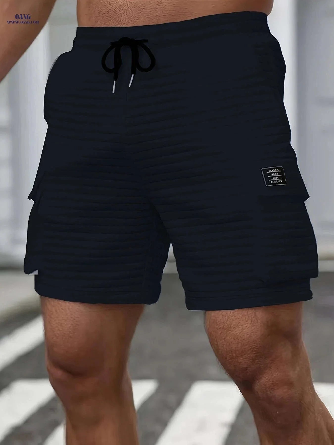 Waffger Men's Multi-Pocket Work Shorts - Casual Golf & Outdoor Fit