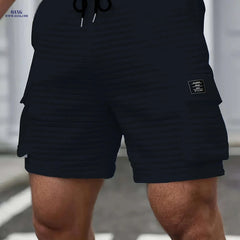 Waffger Men's Multi-Pocket Work Shorts - Casual Golf & Outdoor Fit