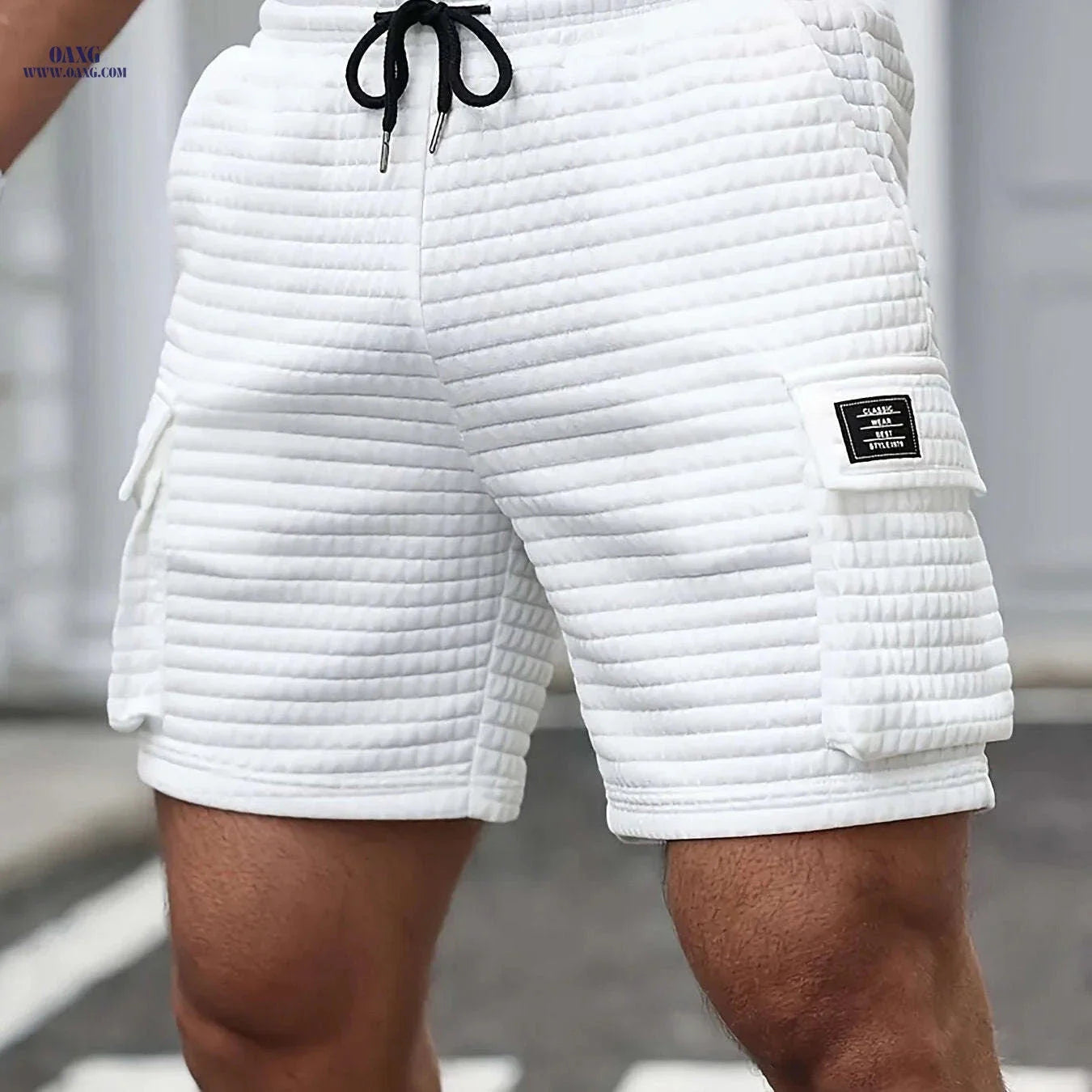 Waffger Men's Multi-Pocket Work Shorts - Casual Golf & Outdoor Fit
